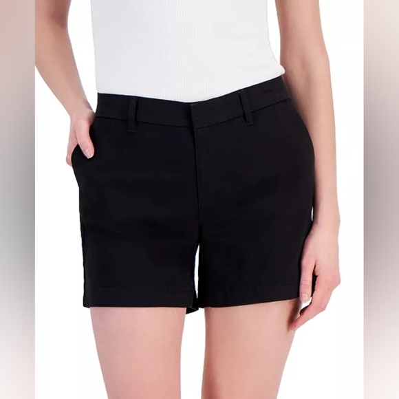 Tommy Hilfiger TH Women's Flex 5" Black Hollywood Short Size 8 - Picture 1 of 16